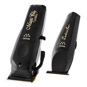 Машинка за подстригване и Контурна машинка комплект Wahl Cordless Magic Clip  5V и Wahl Cordless Detailer Li Combo