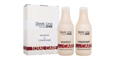 SLEEK LINE  TOTAL CARE Комплект Шампоан + Балсам за увредена коса